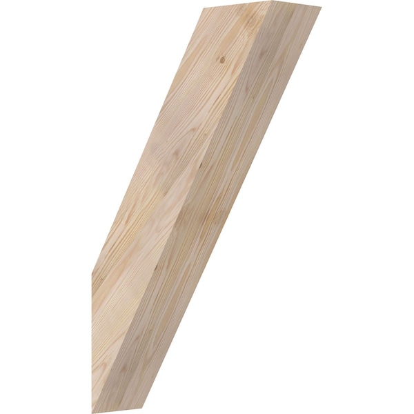 Ekena Millwork 5 1/2"W x 18"D x 30"H Traditional Smooth Knee Brace, Douglas Fir BRC06X18X30TRA00SDF - main